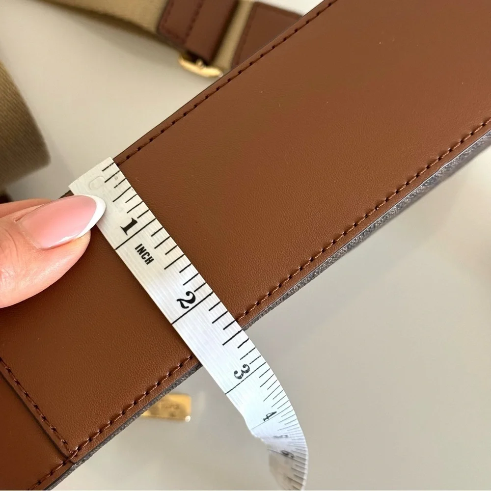 NWT! Michael Kors Jet Set Logo Crossbody Bag, Brown